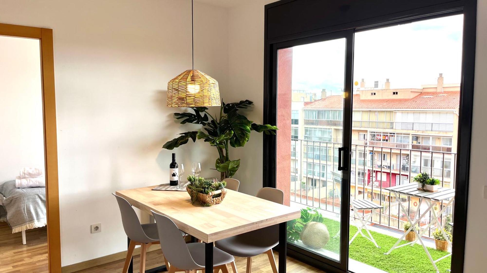 Apartamento Con Terraza By Prestigi Terrassa Eksteriør billede